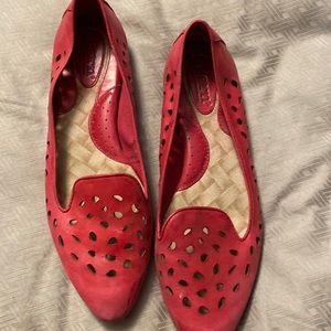 Born pink slip on loafers